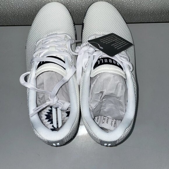 NEW NOBULL Outwork Training Shoes White Graphic M6 / W7.5 CrossFit Sneakers - Picture 6 of 10